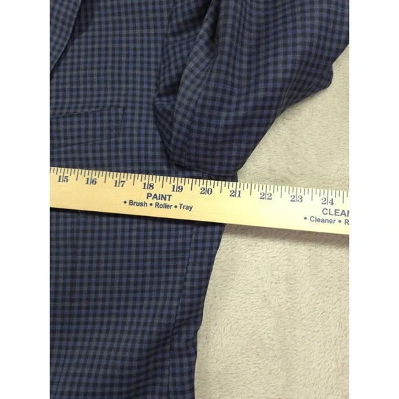 Canali Wool Plaid Blazer Mens 42L Sport Coat 2 Button Italy - Picture 5 of 13